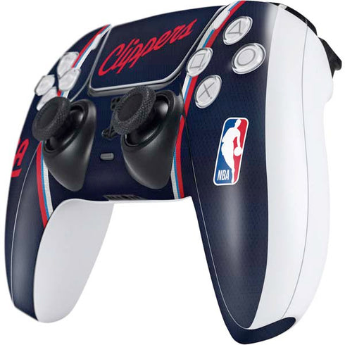 NBA Los Angeles Clippers Distressed Red PS5 Controller Skin